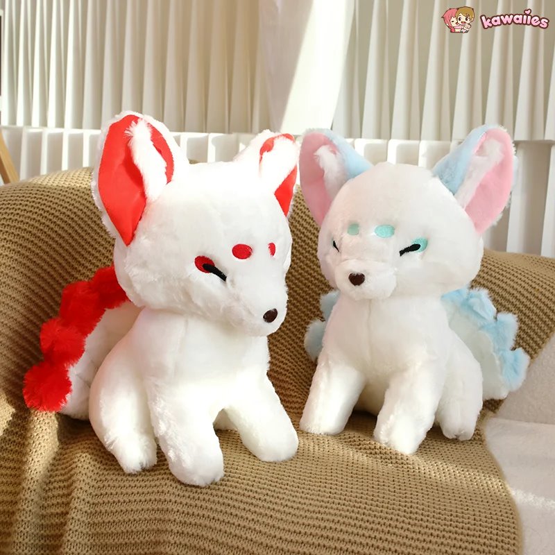 kawaiies-softtoys-plushies-kawaii-plush-White Nine-Tailed Fox Plushies Soft toy 