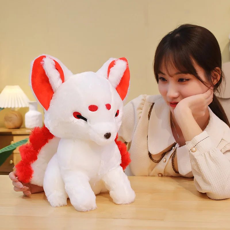 kawaiies-softtoys-plushies-kawaii-plush-White Nine-Tailed Fox Plushies Soft toy 