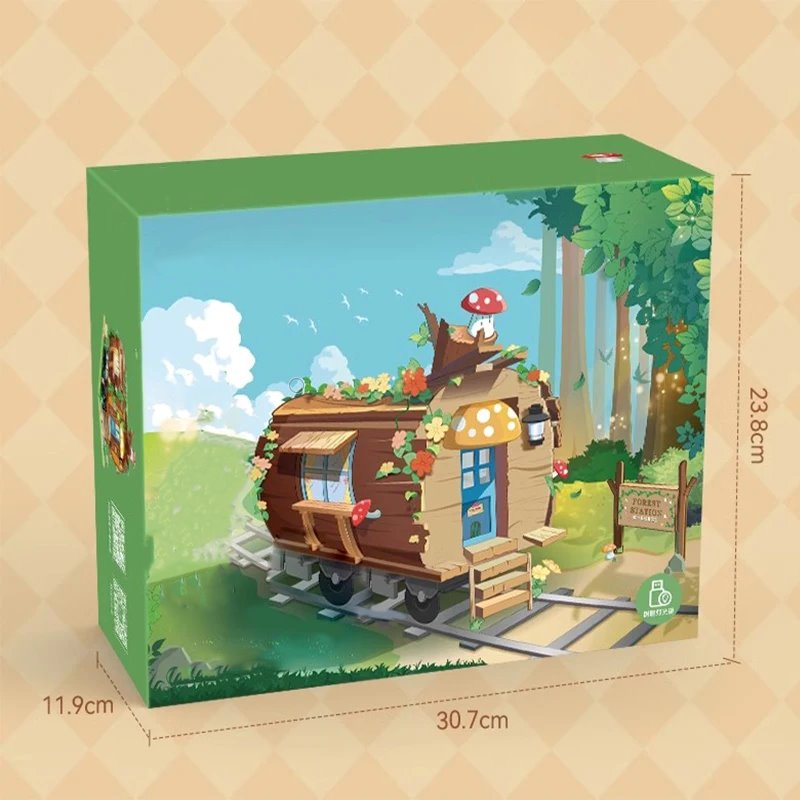 kawaiies-softtoys-plushies-kawaii-plush-Wooden Train Carriage Home Building Blocks Build it With box 