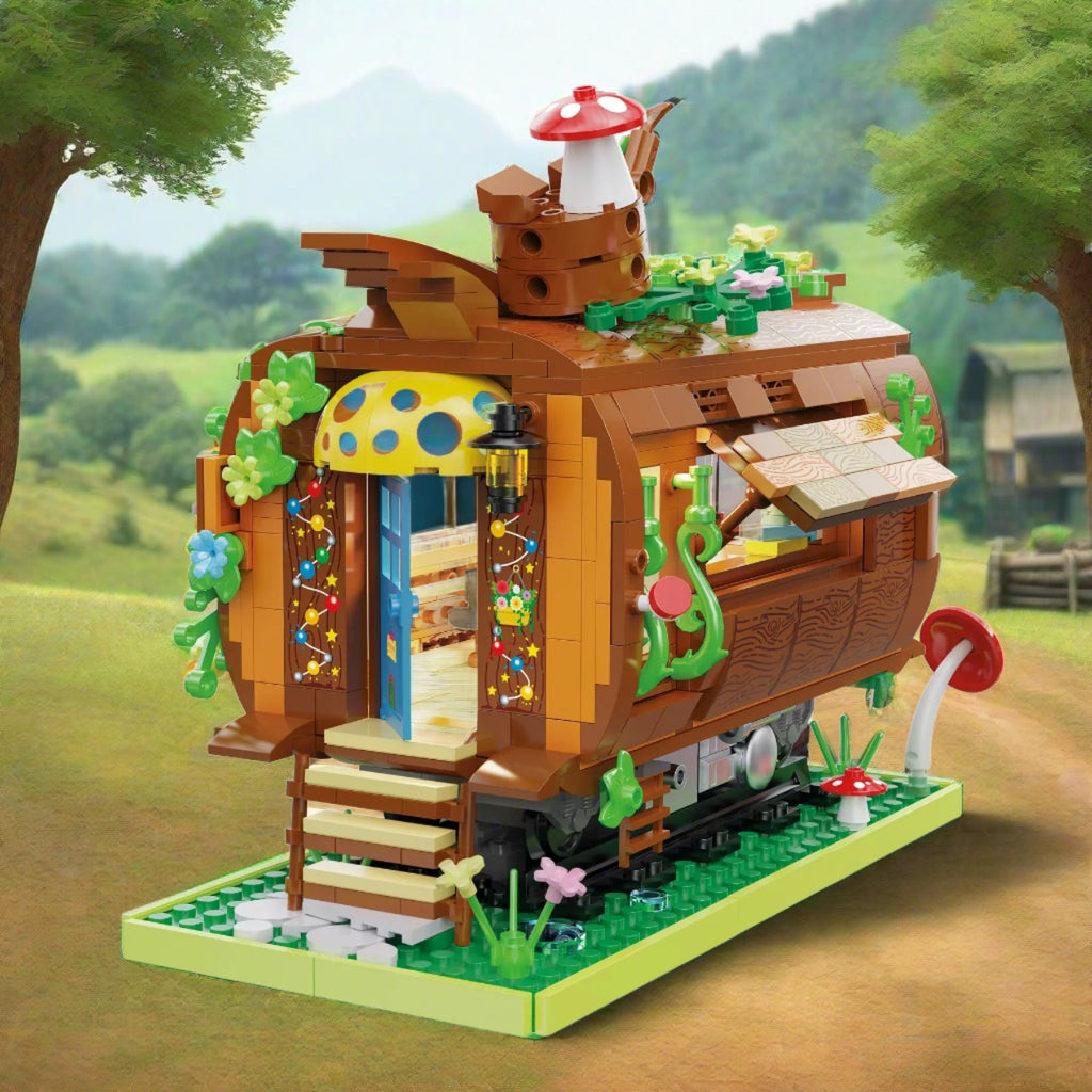 kawaiies-softtoys-plushies-kawaii-plush-Wooden Train Carriage Home Building Blocks Build it Without box 