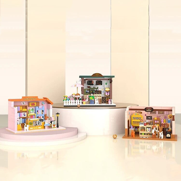 kawaiies-softtoys-plushies-kawaii-plush-Yummo Summer Seaside Shops Micro Building Sets Build it 