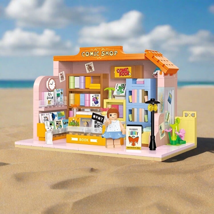 kawaiies-softtoys-plushies-kawaii-plush-Yummo Summer Seaside Shops Micro Building Sets Build it 