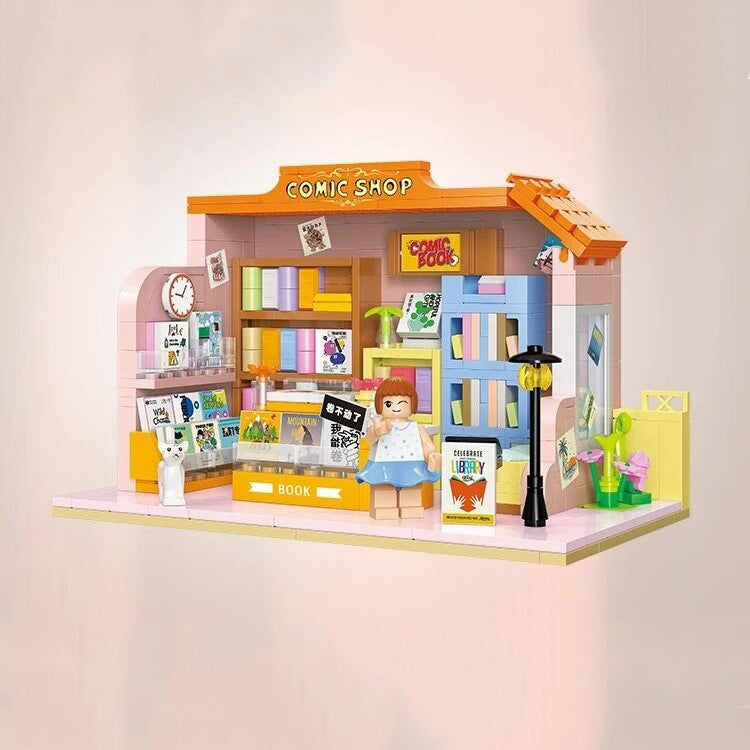 kawaiies-softtoys-plushies-kawaii-plush-Yummo Summer Seaside Shops Micro Building Sets Build it Book without Box 