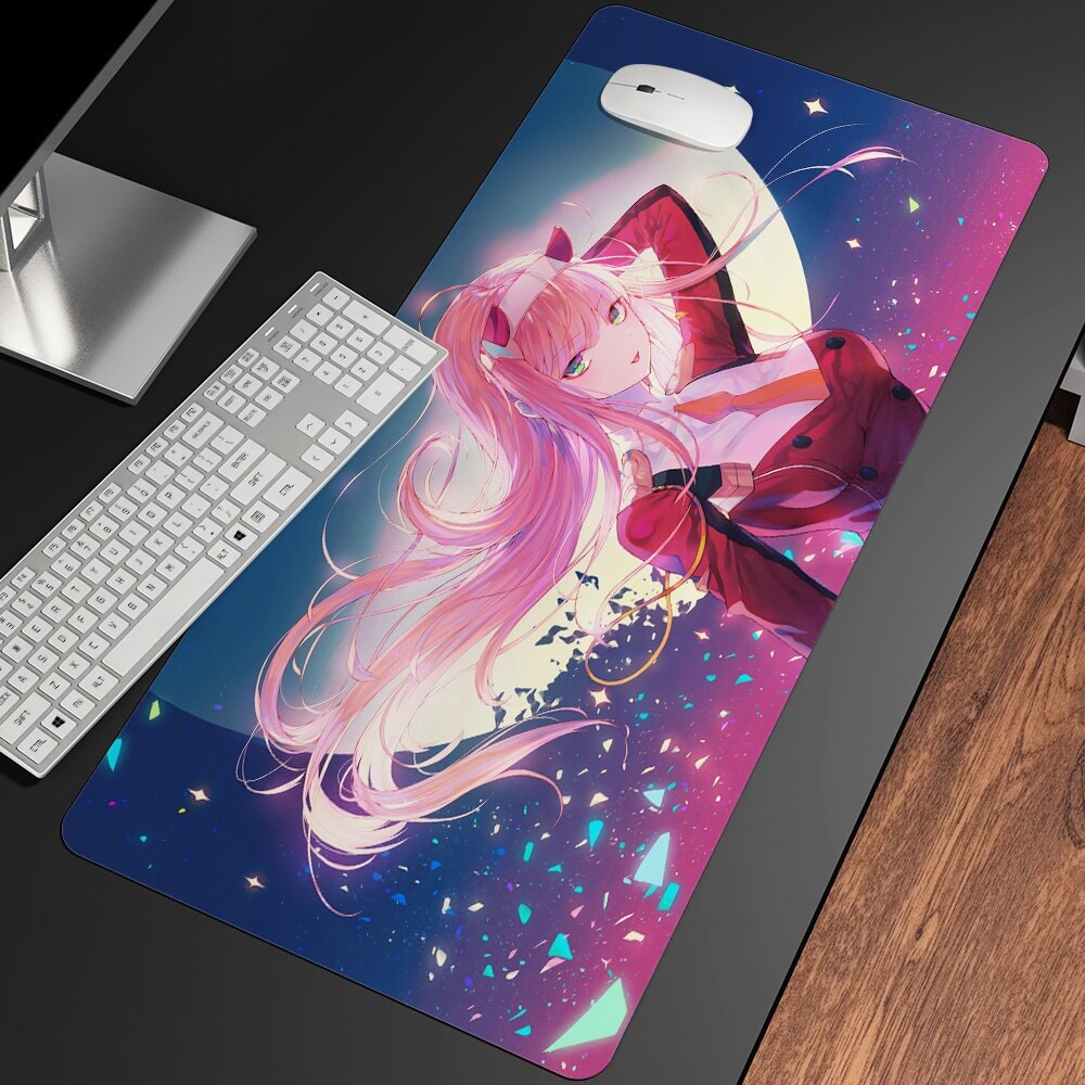 kawaiies plushies plush softtoy anime zero two darling in the franxx large mouse pad collection accessories moonlight 120 x 60cm 881601