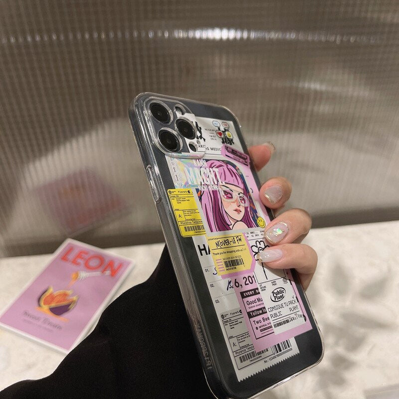 LV Catwalk Graffiti Doll Embroidery Phone Case ✔️ Price : $27 Available for  All Iphone 📲 8198034 to order . #iphonecase