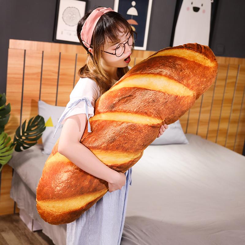 French Baguette Pillow - Soft and Realistic Design