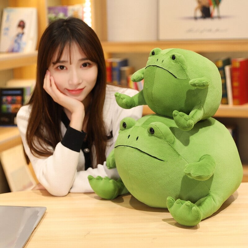 The Dench Muscle Frog Plushie – Kawaiies