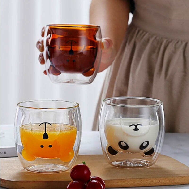 Kawaii Bear Cute Cocktail Glass