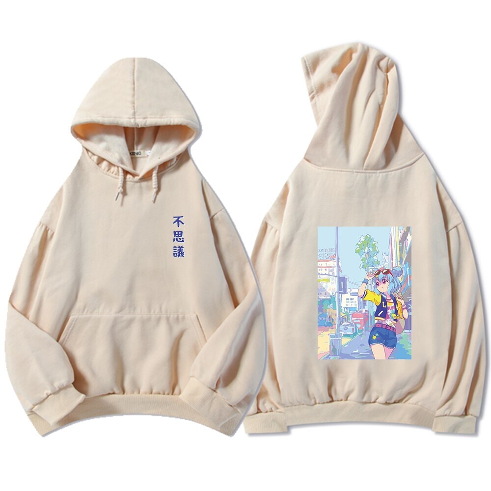 Minimalist best sale anime hoodie