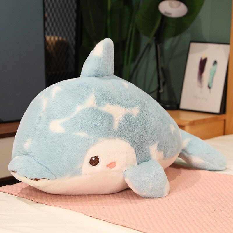 Brigg the Blue Fluffy Dolphin Plushie - Kawaiies - Adorable - Cute - Plushies - Plush - Kawaii