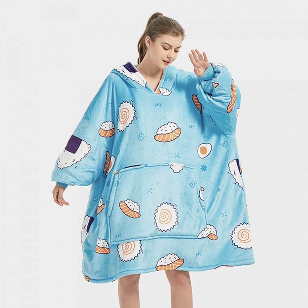 This Ridiculously Comfy Oversized Sweatshirt Is Also a Blanket