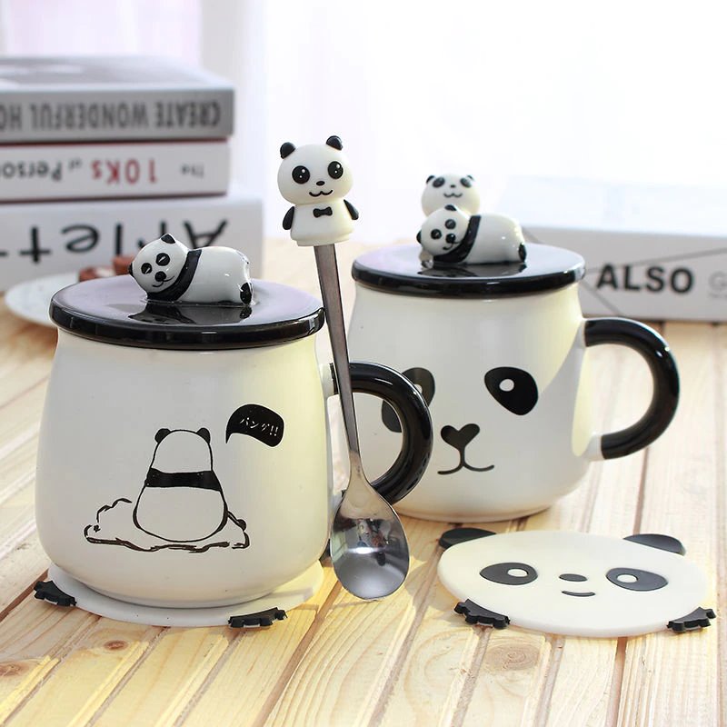 Ceramic Panda Mugs – Kawaiies