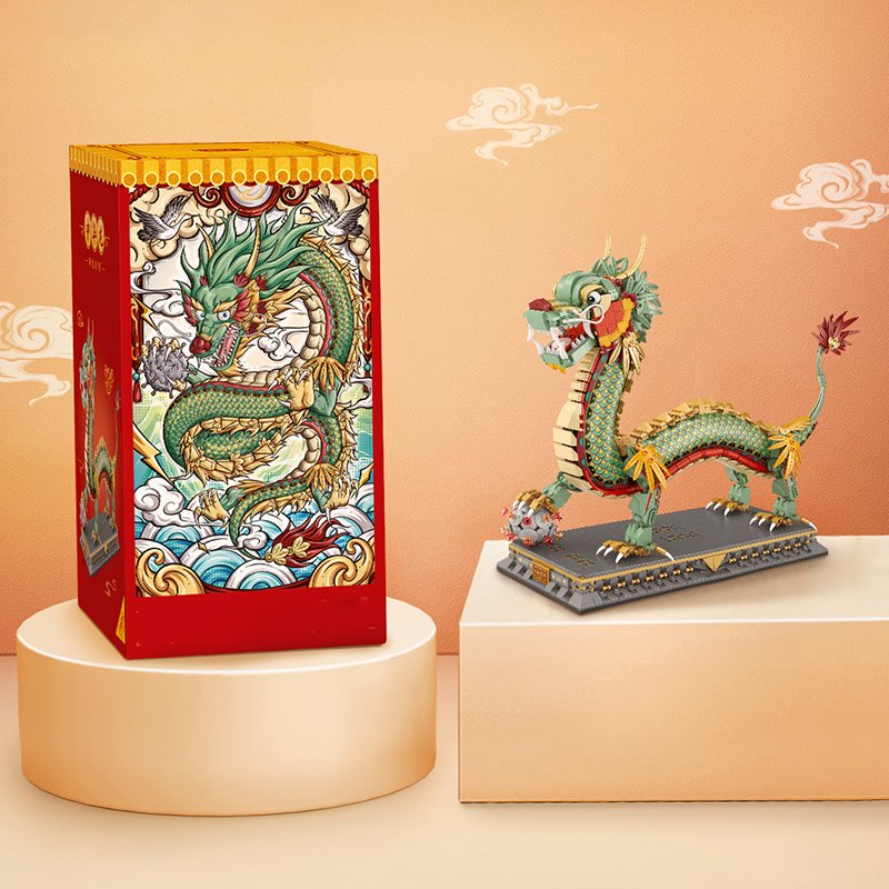 Chinese Dragon Statue Nano Building Blocks – Kawaiies