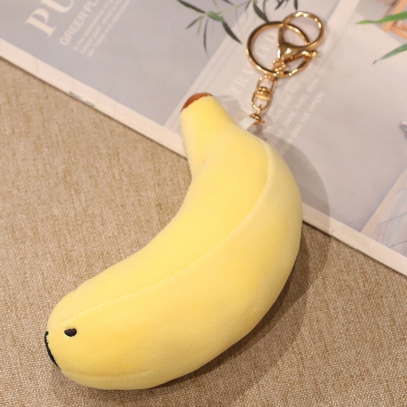 Micro Banana Plush Keychain 2 –
