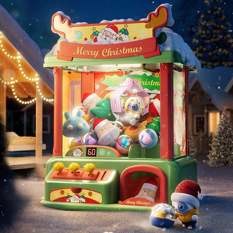 Christmas Mini Working Claw Machine - Kawaiies - Adorable - Cute - Plushies - Plush - Kawaii