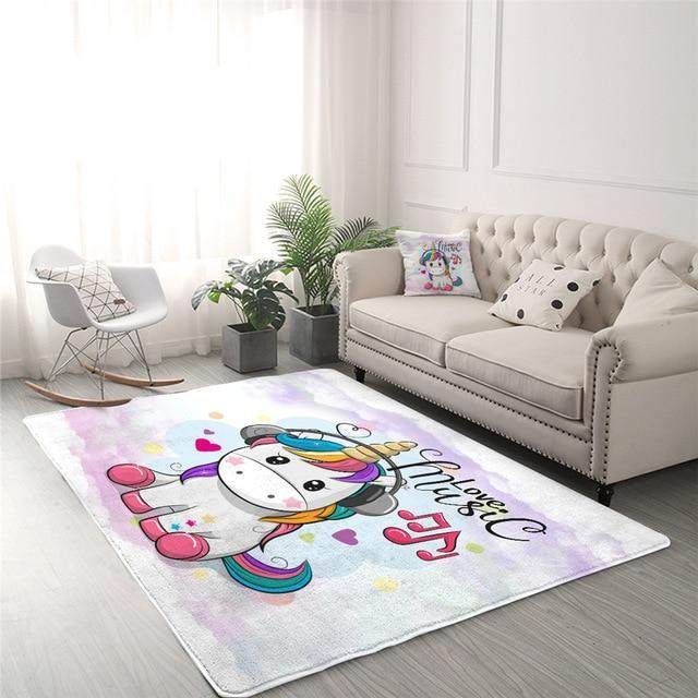 Magical Unicorn Soft Bathroom Mat Collection – Kawaiies