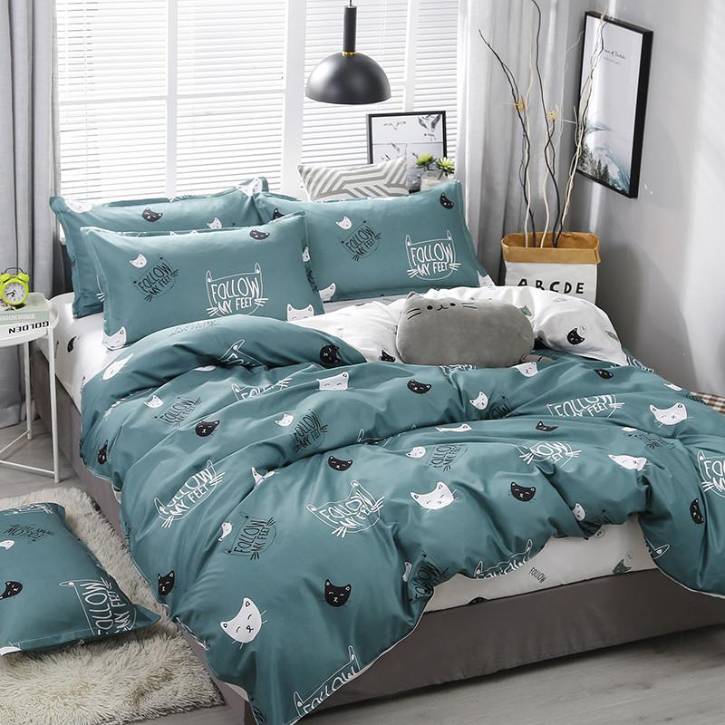 Cute Cat Print Bedding Set – Kawaiies