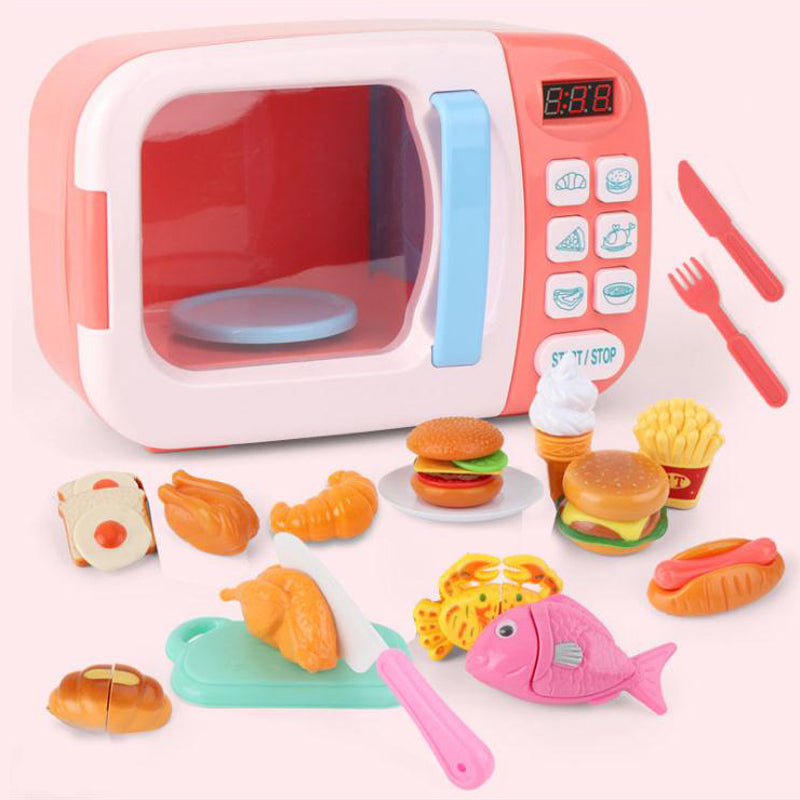 1pc Baby Mini Microwave Oven Toy For Early Intelligence