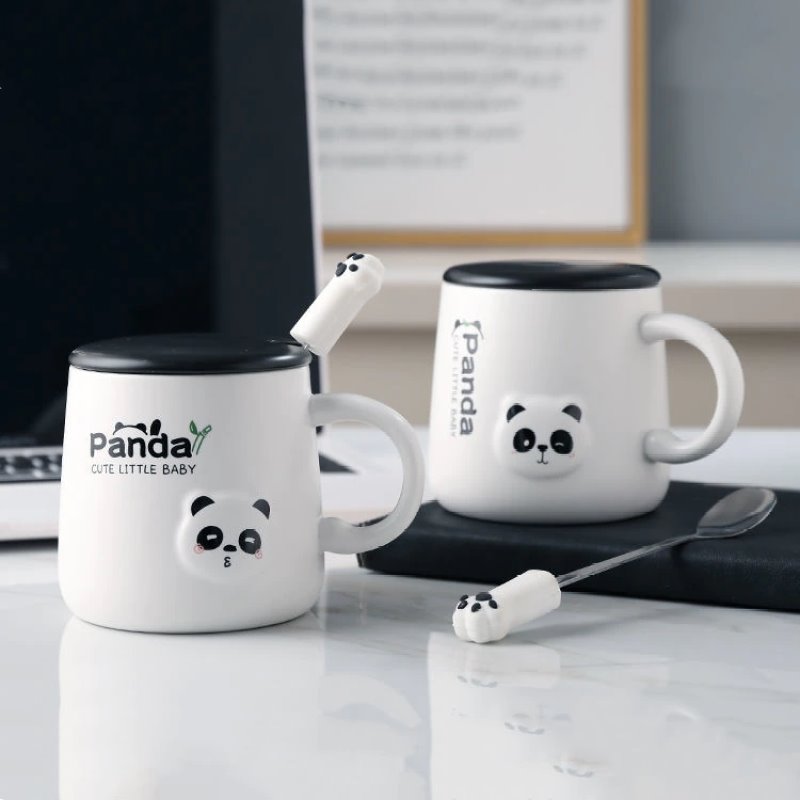 Simple Ceramic Couple Cup Set Trendy and Cute Coffee Mug, Kawaii Cups  Couple Cups - AliExpress