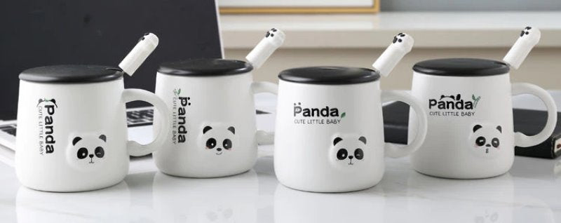 Cute Panda Ceramic Mug – Kawaiies