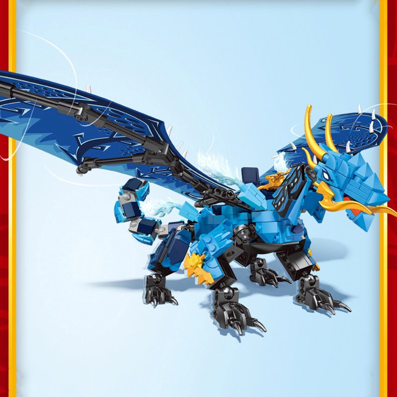 Dragonheart and Blue Thunder Building Blocks Kawaiies