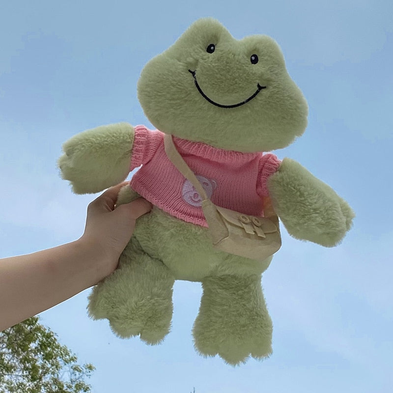 Fluffy Cheerful Frog Plushie Collection – Kawaiies