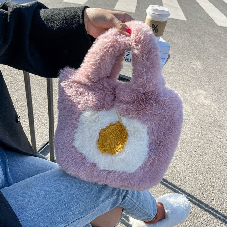 Fluffy Egg Mini Tote – Kawaiies