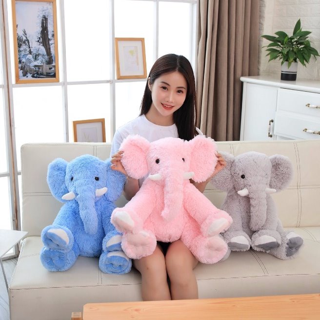 Fluffy Elephant Family - Kawaiies - Adorable - Cute - Plushies - Plush - Kawaii