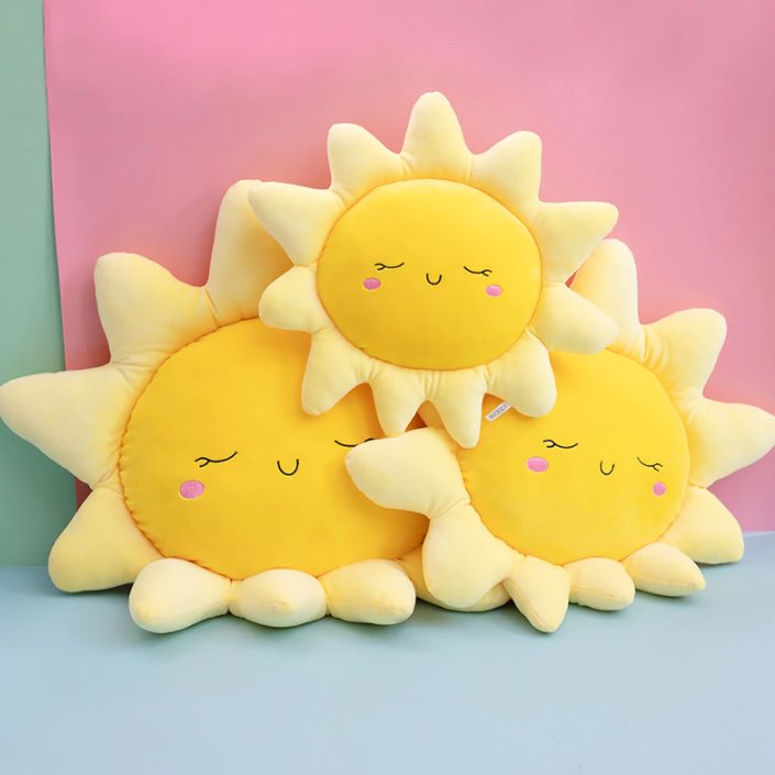 Gentle Sleeping Sun Pillow – Kawaiies