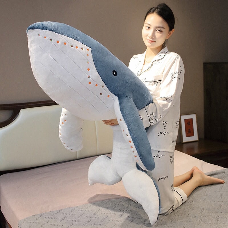 Giant Shark Toy - Soft Plush Large Stuffed Hammerhead - Animal of the Sea,  100cm