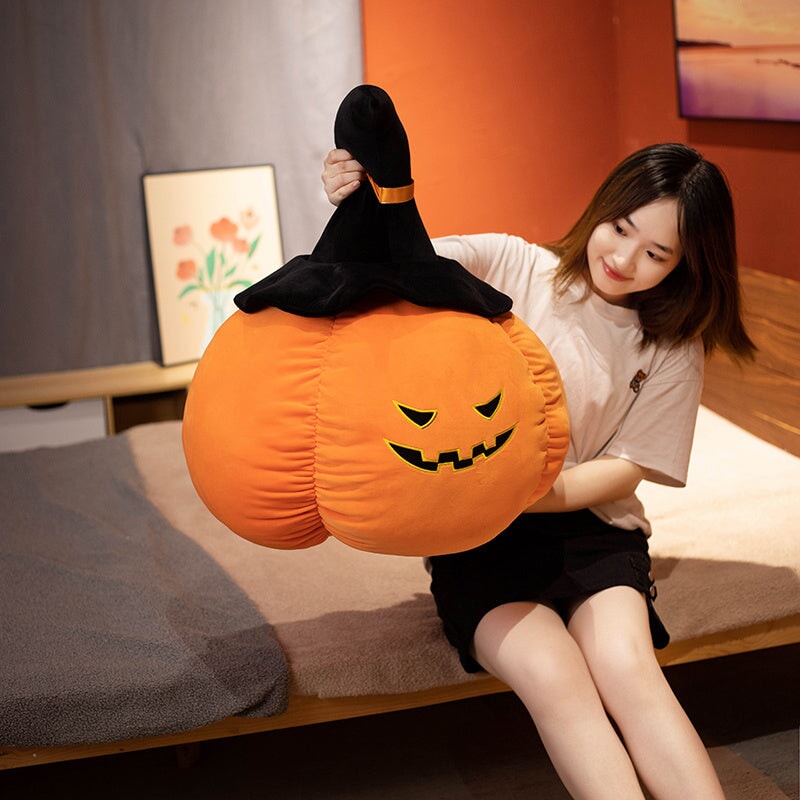 Halloween Pumpkin Black Hat Plushie Collection - Kawaiies - Adorable - Cute - Plushies - Plush - Kawaii