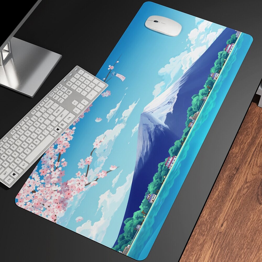 Japan Mount Fuji Shrine Long Mouse Pad – Kawaiies