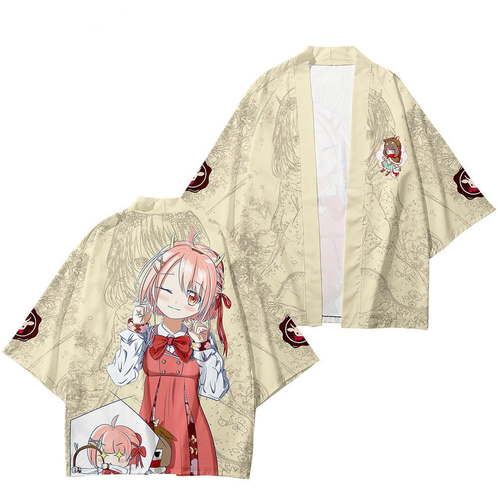 White Japanese Kimono Men Cosplay Uniform Anime Costume Outfit Halloween  Costume Full Set - Walmart.com