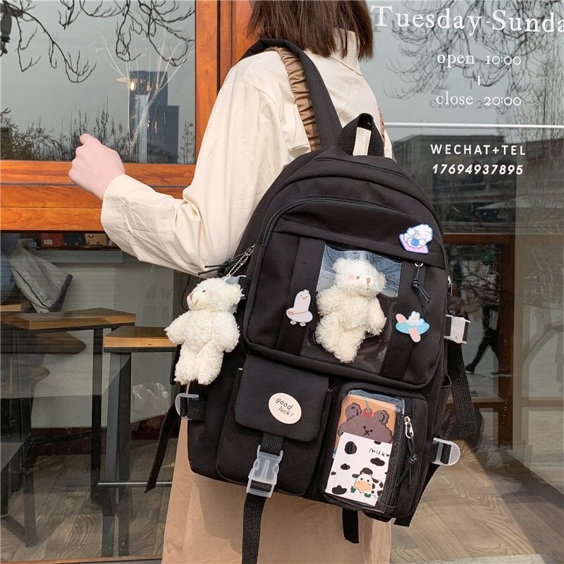 Japanese High School Backpack Bag Kawaiies