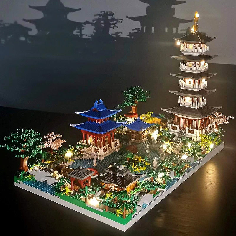 Building Blocks - Japanese Landmark 3D Model - Mt Chureito Pagoda