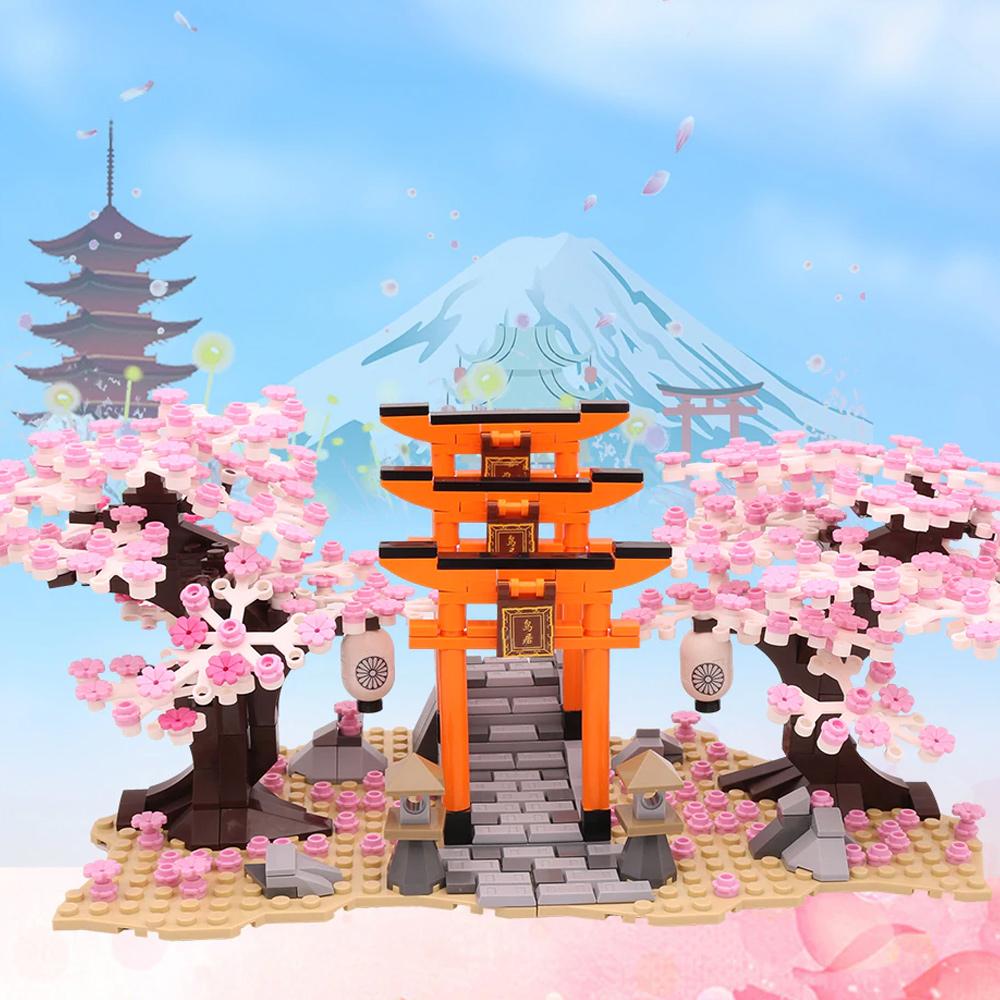 Minecraft: How To Build a Simple Cherry Blossom Pagoda 