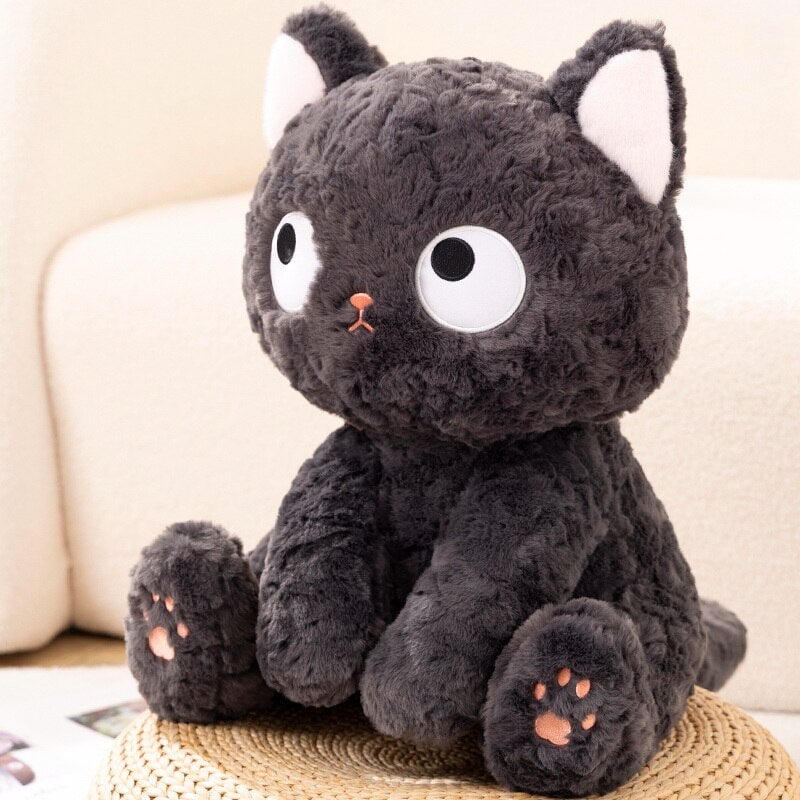 Black Cat Plush Toys, Adorable Cat Stuffed Animal Plush For Kids