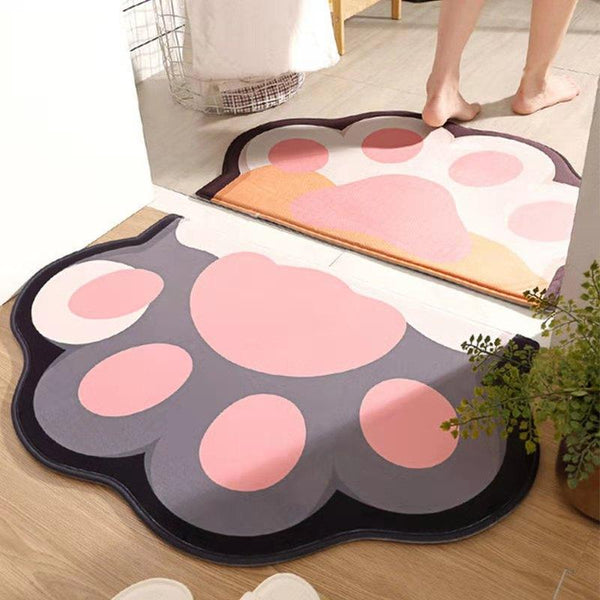 Long Fluffy Kawaii Kitty Cat Bedroom Rugs – Kawaiies