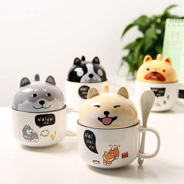 Kawaii Dog Breakfast Cup – Kawaiies