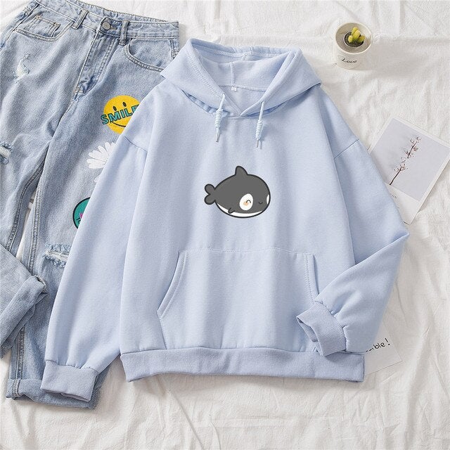 Fluffy Shark Hoodie – Kawaiies