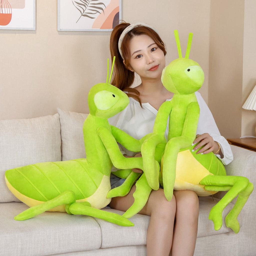 Kawaii Green Praying Mantis Plushie - Kawaiies - Adorable - Cute - Plushies - Plush - Kawaii