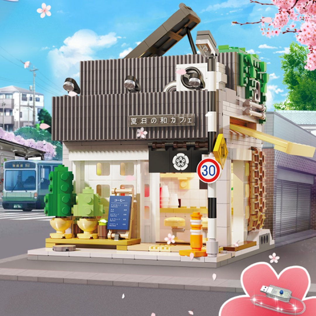 Kawaii Japanese Coffee Store Building Set – Kawaiies