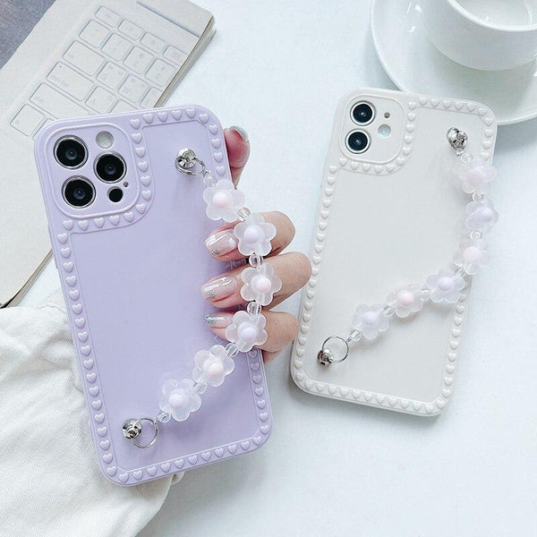 Kawaii Luxe Heart Chain iPhone Case – Kawaiies