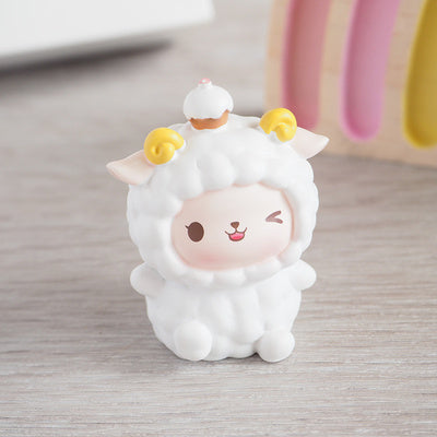 Kawaii Mini Lamb Sheep Figurines Collectibles – Kawaiies