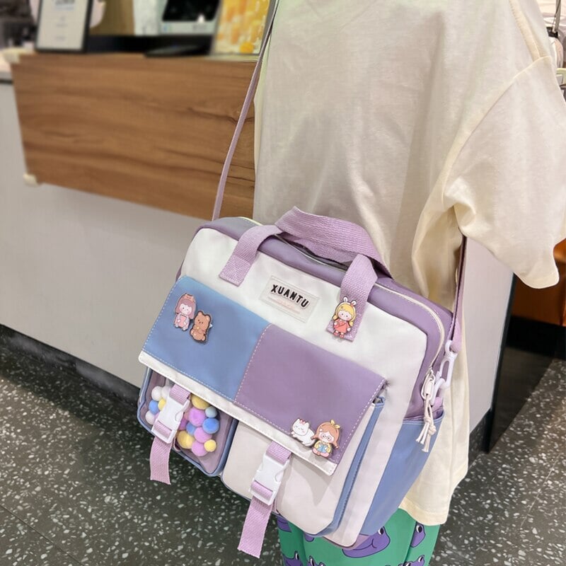 Amazon.com: JQWSVE Kawaii Messenger Bag for Women Cute Crossbody Bags with  Kawaii Accessories Cute Aesthetic Crossbody Casual Tote Bag : Clothing,  Shoes & Jewelry
