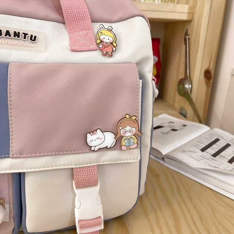  Messenger Bag for School Teen Girls, Cute Kawaii