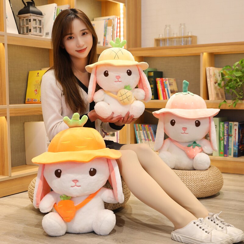 Kawaii White Adventure Bunny Plushies Family - Kawaiies - Adorable - Cute - Plushies - Plush - Kawaii