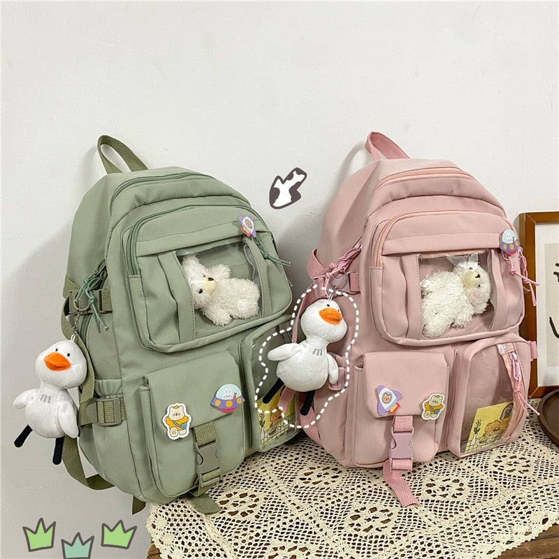 Kawaii Backpack - Waterproof School Bag