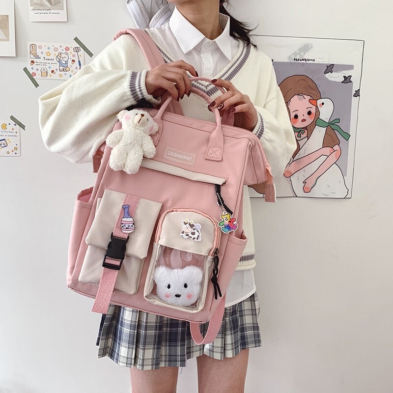 Pastel aesthetic backpack best sale