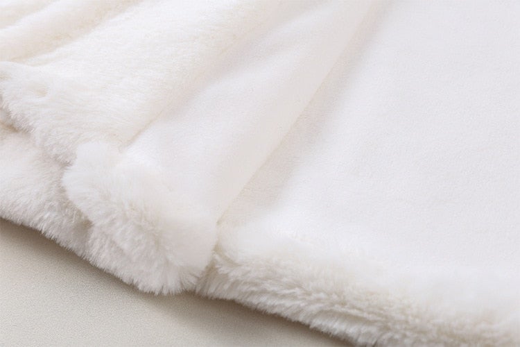 Thicken Plush Fabric Soft Faux Fur Fabric Fleece